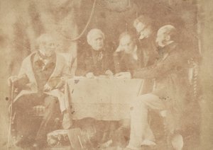 Sir David Brewster, Earle Monteith, Dr. Welsh und zwei andere von Hill and Adamson