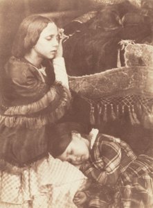 Die drei Schläfer: Sophia Finlay, Harriet Farnie und Brownie von David Octavius Hill, Robert Adamson