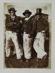 Fischer an Land, ca. 1843-47 von David Octavius Hill