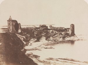 St. Andrews Castle, von Südosten, 1846
