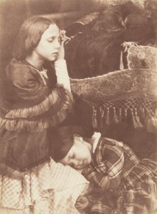 Die drei Schläfer: Sophia Finlay, Harriet Farnie und Brownie, um 1845 von David Octavius Hill