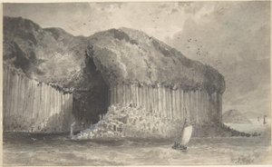 Ansicht von Fingals Höhle von David Octavius Hill