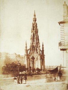 Das Scott-Denkmal, Edinburgh von David Octavius Hill and Robert Adamson