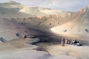 Eingang zu den Gräbern der Könige von Theben, Bab-el-Malouk von David Roberts, Louis Haghe