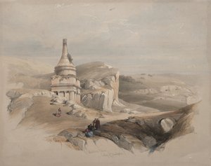 Absaloms Säule, Tal Josaphat von David Roberts