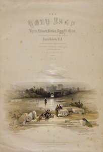 Baalbec von der Quelle, 7. Mai 1839, Titelseite von Band II von 