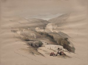 Christliche Kirche St. Georg in Ludd, dem antiken Lydda von David Roberts