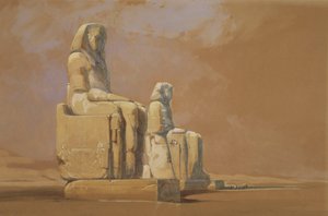 Kolossi, Theben, 1838