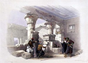 Deir Al-Madinah, Theben, aus "Ägypten und Nubien", Bd.1 von David Roberts