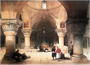 Im Heiligen Land: Jerusalem, Grabeskirche, Krypta