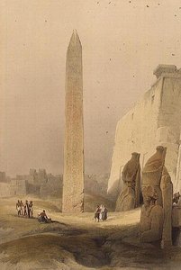 Obelisk von Luxor, aus "Ägypten und Nubien", Bd.1