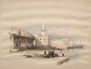 Kai in Suez, 1839 von David Roberts