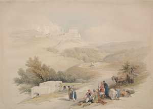 Ruinen der Kirche von St. John Sabaste von David Roberts