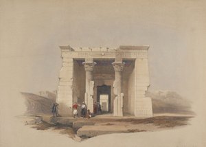 Tempel von Dendur, Nubien von David Roberts