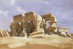 Tempel von Kom Ombo, Oberägypten, 1838