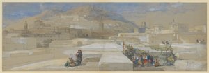 Tétouan von der Terrasse des Cohen-Hauses, Marokko von David Roberts