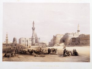 Der Eingang der Zitadelle von Kairo - in „Das Heilige Land“ von David Roberts, London 1849 von David Roberts
