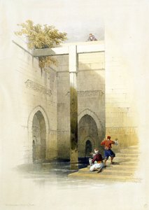 Der Nilometer auf der Insel Al-Rawdah, Kairo, aus Ägypten und Nubien, Bd. 3