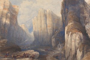 Der Pass von Pancorbo, Die Pyrenäen von David Roberts