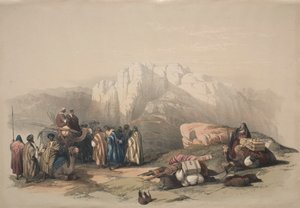 Grab Aarons, Gipfel des Berges Horeb von David Roberts