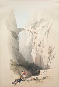 Triumphbogen über die Schlucht nach Petra, 1839