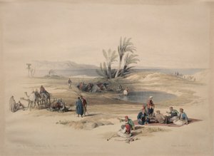 Brunnen des Moses, Wüste Tyh, 1839