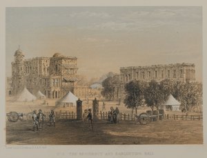 Die Residenz und Bankettsaal von David Scott Lieutenant Colonel (after) Dodgson
