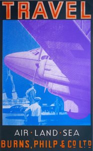 Reisen: Luft, Land, Meer (Blau) von David Studwell