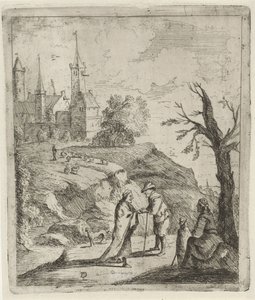 Landschaft mit Wahrsagerin von David Teniers (II)
