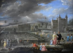 Die vier Jahreszeiten (Frühling) von David Teniers the Younger