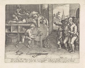 Betrüger bestraft das Schleifen von Nase und Ohren von David Vinckboons (I) (possibly)