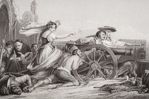 Die Verteidigung von Saragossa, 1808, aus 
