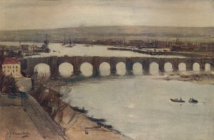Berwick-Brücke, um 1912, um 1915