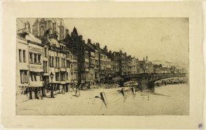 Dinant, Platte neun aus dem Belgischen Set von David Young Cameron