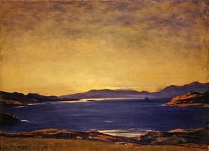 Abend, Firth of Lorn von David Young Cameron