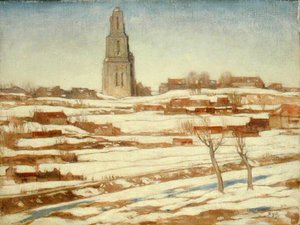 Mount St. Eloi, Winter von David Young Cameron