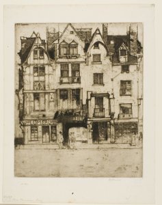 Place Plumereau, Tours von David Young Cameron