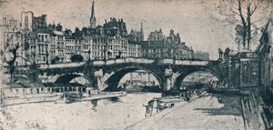 Pont Neuf: Platte eins aus dem Paris-Set, 1904