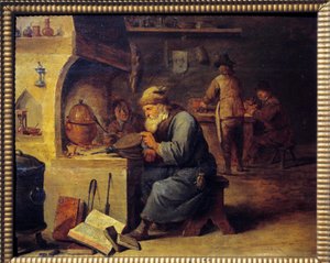 Ein Alchemist von David Teniers the Younger