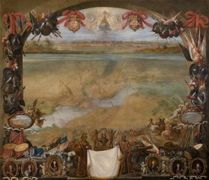 Die Stadt Valenciennes von David the Younger Teniers