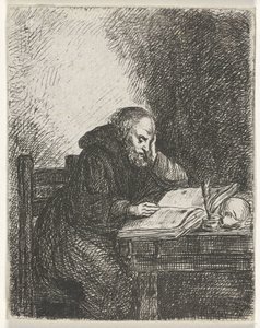 Lesender Mönch von David van der Kellen