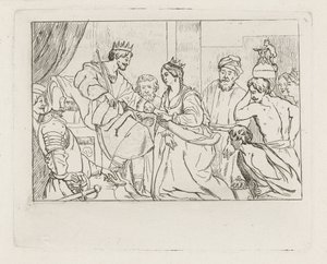 Salomo und die Königin von Saba von David van der Kellen