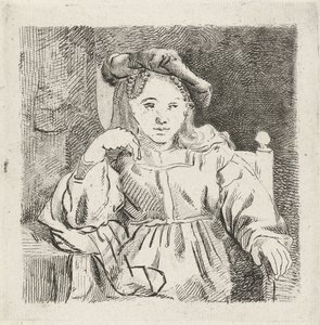 Sitzendes Mädchen