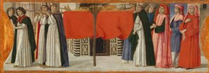 Das Begräbnis des heiligen Zenobius, ca. 1479 von Davide Ghirlandaio