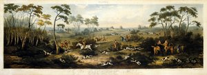 Fuchsjagd, Platte 1, graviert von Thomas Sutherland (1785-1838) 1817 von Dean Snr. (after) Wolstenholme