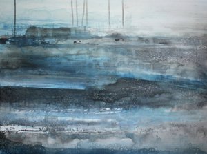 Tiefer Blauer Nebel