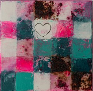 Verzerrtes Herzgitter von Deb Chaney
