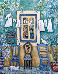 Altes Fenster von Deborah Eve Alastra