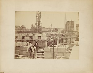 [Baustelle in Paris] von Delmaet and Durandelle