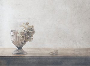 Gedämpfte Getrocknete Blumen Stillleben von Delphine Devos